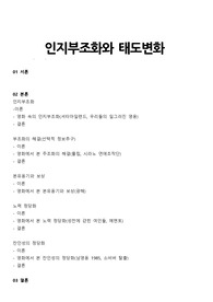 영화와 사회심리 - 인지부조화