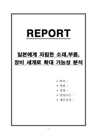 일본에게 자립한 소부장 세계로 확대 가능성에 분석