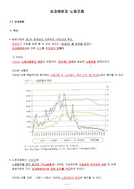 성과배분과노동조합