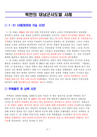 북한의 대남군사도발 사례