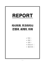 러시아와 우크라이나 전쟁과 세계의 미래
