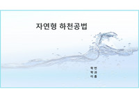 자연형 하천공법의 정의와 종류, 적용사례