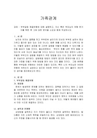 부부갈등 해결유형에 대해 설명하고, 자신 혹은 부모님의 유형 한가지를 택한 후 그에 대한 분석을 소감과 함께 작성하시오.