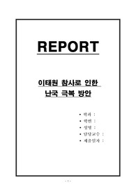 이태원 참사로 인한 난국 극복 방안
