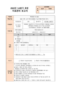 요양병원 욕창지표관리보고서(QPS)