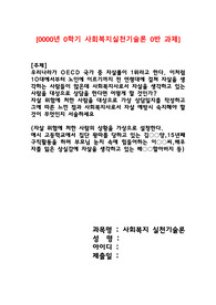 우리나라가 OECD 국가 중 자살률이 1위라고 한다. 이처럼 10대에서부터 노인에 이르기까지 전 연령대에 걸쳐 자살을 생각하는 사람들이 많은데 사회복지사로서 자살을 생각하고 있는 사람을 대상으로 상담을 한다면 어떻게 할 것인가? 자살 위험에 처한 사람을 대상으로 가상 상담일지를 작성하고 그에 따른 느낀 점과 사회복지사로서 자살 예방시 숙지해야 할 것이 무엇