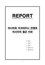 러시아와 우크라이나 전쟁과 러시아의 철군 이유