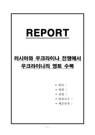 러시아와 우크라이나 전쟁에서 우크라이나의 영토 수복