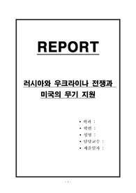 러시아와 우크라이나 전쟁과 미국의 무기 지원