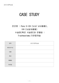 성인간호실습_Pons S-ICH (뇌교 뇌내출혈), IVH (뇌실내출혈)_비효과적 기도청결, 고체온 간호과정