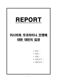 러시아와 우크라이나 전쟁에 대한 대만의 입장