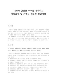 원치 않는 결혼을 했다고 생각하는 남편과 말을 잘 하지 않는 부인,폭력적 대화를 하다가 대화가 단절되어 매우 피상적인 대화만 하는 부부를 분석하기