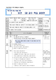 보건교수학습과정안 11월4일