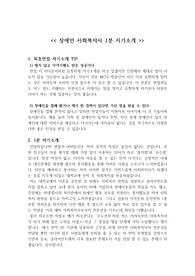사회복지사 1분 자기소개(장애인 분야 지원)