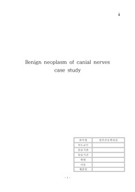 성인간호학 실습 신경외과 case study, 뇌신경종양(Benign neoplasm of canial nerves) 수술(개두술) 후, 간호진단 급성통증 피부통합성장애