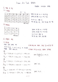 일반물리실험 리니어에어트랙 결과보고서
