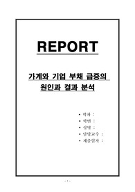 가계와 기업 부채 급증의 원인과 결과 분석