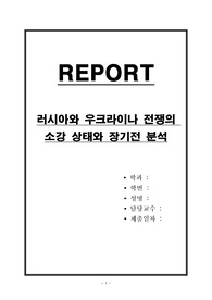 러시아와 우크라이나 전쟁의 소강 상태와 장기전 분석