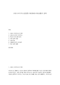 코로나바이러스감염증-19(COVID-19)상황과 경제