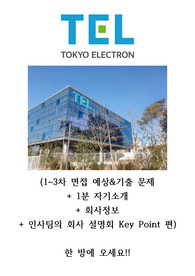 &lt;&lt;최다 리뷰&amp;평점A+&gt;&gt; [3차 최종합격] 도쿄일렉트론코리아(TEL)    &lt; 면접 예상&amp;기출 질문+1분 자기소개+면접 자료 &gt;