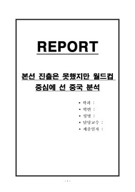 본선 진출은 못했지만 월드컵 중심에 선 중국 분석