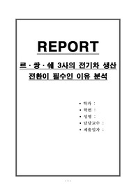 르,쌍,쉐 3사의 전기차 생산 전환이 필수인 이유 분석