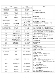 임상병리검사표