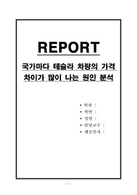 국가마다 테슬라 차량의 가격 차이가 많이 나는 원인 분석