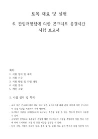 관입저항시험 레포트