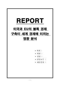 미국과 EU의 블록 경제 구축이 세계 경제에 미치는 영향 분석