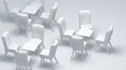 카페 테이블+의자 소스 (max, 3ds)
