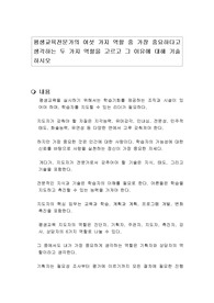 평생교육전문가의 여섯 가지 역할 중 가장 중요하다고 생각하는 두 가지 역할을 고르고 그 이유에 대해 기술하시오