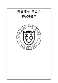 해운대보건소SWOT / A+