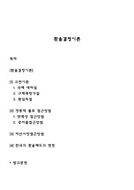 환율결정이론