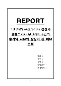 러시아와 우크라이나 전쟁과 젤렌스키가 우크라이나인의 용기와 자유의 상징이 된 이유 분석