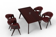 의자 테이블 세트 3d 모델링 입니다. 파일 형식은 OBJ 입니다. 이미지는 키샷에서 맵핑한 이미지 입니다.