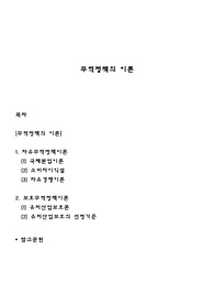 무역정책의 이론