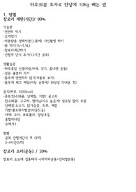 하루30분 투자로 한달에 10KG 감량하는법(다이어트)