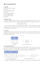 A+받은 드모르간의 법칙 결과보고서 PSPICE