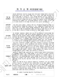 육군 예비장교후보생 합격자 자기소개서