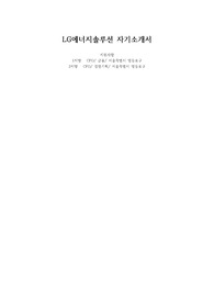 2022년 하반기 LG에너지솔루션 금융 직무 자기소개서