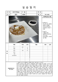 Hot cakes &amp; Blueberry sauce &amp; Banana toast 브런치카페메뉴 실습일지
