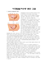 A+받은 자궁탈출/하수증 (Uterovaginal prolapse) 케이스 스터디입니다. 진단2, 과정 2개
