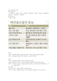 아로마 정리, 훈증 아로마, 아로마테라피 요약