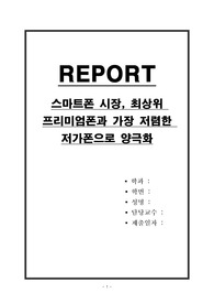 스마트폰 시장, 최상위 프리미엄폰과 가장 저렴한 저가폰으로 양극화