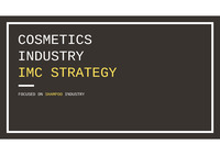 COSMETICS INDUSTRY IMC STRATEGY
