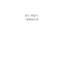 린스 결과 보고서