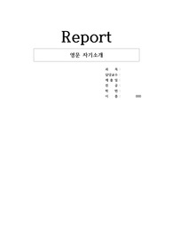 영문자기소개
