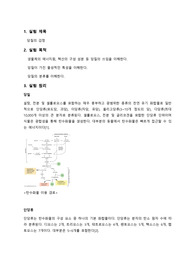 아주대학교 생물학실험1 A+ 당질의 검정 보고서