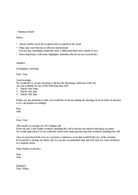 Business English - E-mail writing
